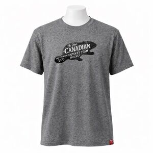 Size XL Hudson's Bay Co. Great Canadian Outdoor Hockey Team 100% Cotton T-shirt